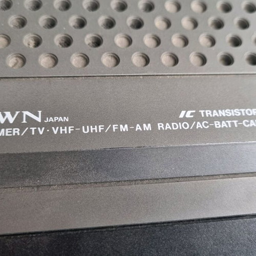 Old cassette TV used