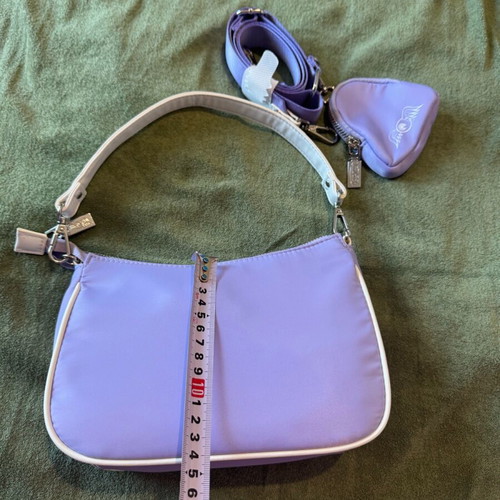 Von Dutch Y2K bag purple like new with 2 straps and mini wallet