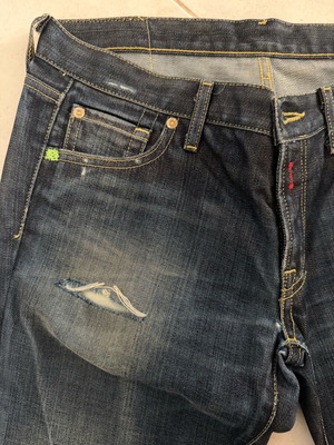 Replay blue flare pants W30 L34 like new