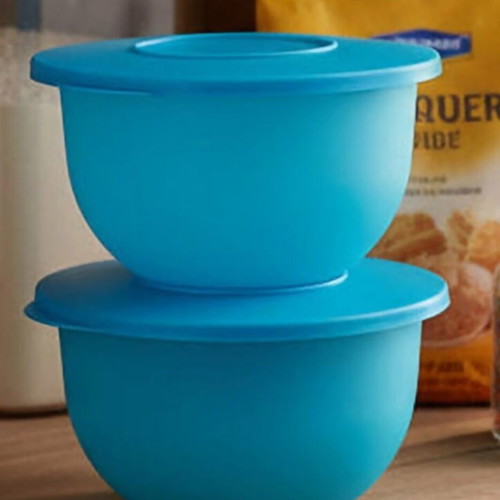 Tupperware Expression Bowls Set of 2, 1.3L, turquoise, new