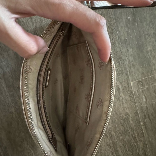 Guess clutch bag like new, pink and gold