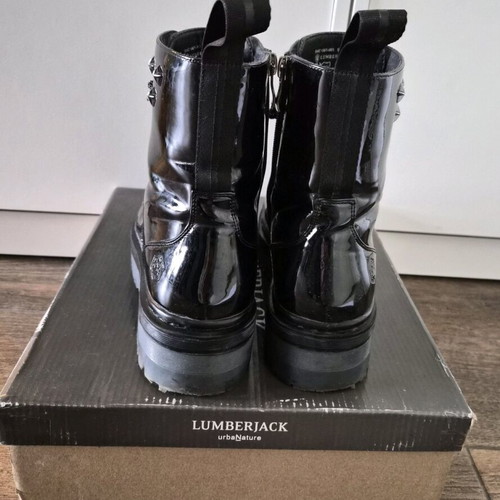 Lumberjack boots like new, black, size 37