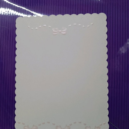 Baptism invitation for girl new (16.5+11.5cm) with envelope
