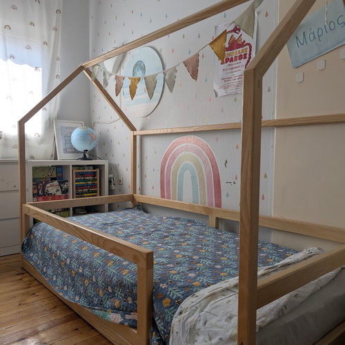 Montessori bed, solid wood, custom made