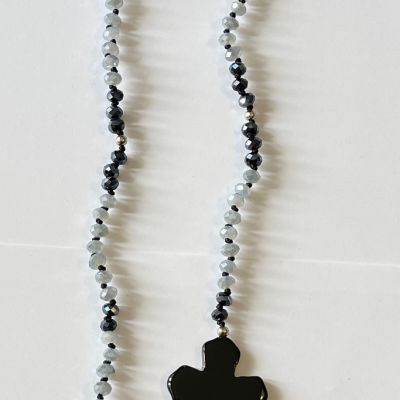 Necklace with stones new Bella, 80 cm length