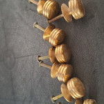 Metal cabinet knobs used, pack of 8