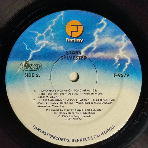 Sylvester Stars vinyl like new, R&B / Soul