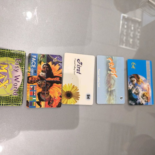 Speech cards like new, pack of 5 pieces