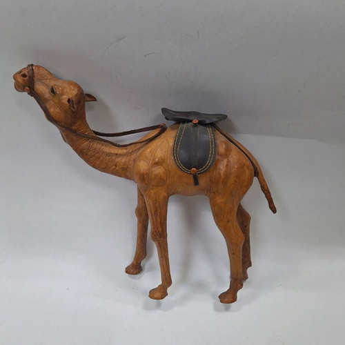 Camel leather 33 cm height like new
