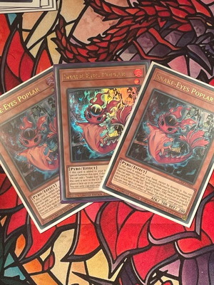 Snake-Eyes Poplar x3 new Yu-Gi-Oh 2025 limited edition