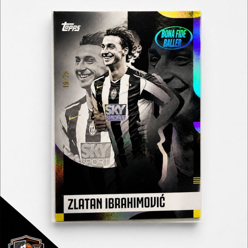 Zlatan Ibrahimovic Bona Fide Baller Juventus card /75