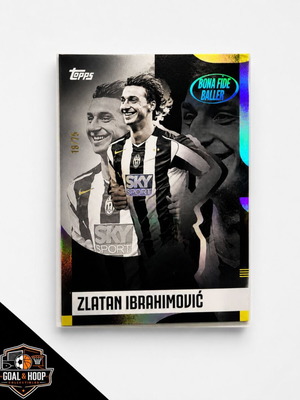 Zlatan Ibrahimovic Bona Fide Baller Juventus card /75