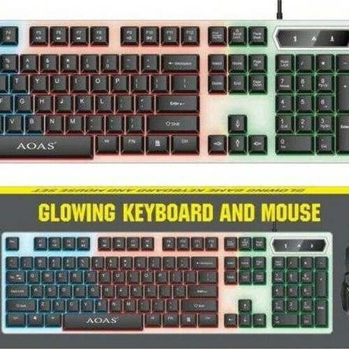 Gaming keyboard and mouse pack new
