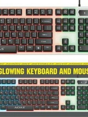 Gaming keyboard and mouse pack new