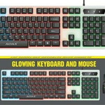 Gaming keyboard and mouse pack new
