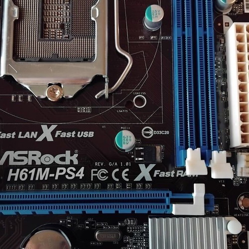 ASRock H61M-PS4 Socket LGA1155 motherboard like new