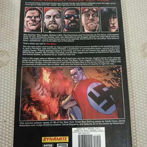The Boys Volume 6 The Self-Preservation Society TPB first printing Dynamite
