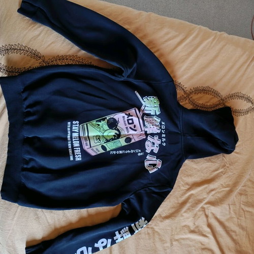 Bershka men's hoodie size small like new, black