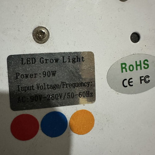 Led UFO grow lamp 90W, like new
