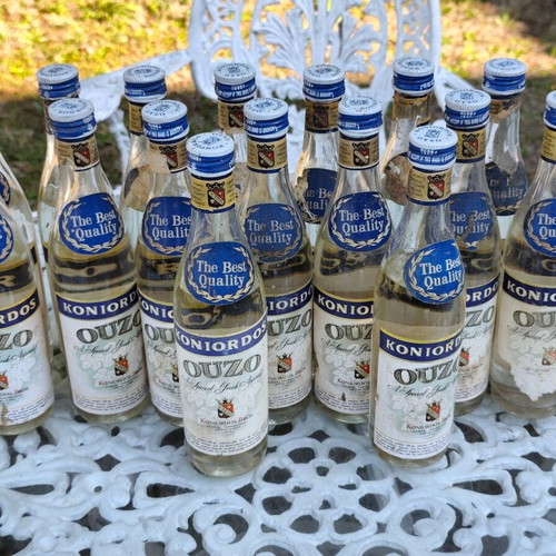 Koniordos Bros Ouzo vintage collectible bottle 320 ml