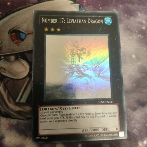 Yu-Gi-Oh Card Number 17: Leviathan Dragon Ghost Rare used