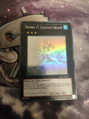 Yu-Gi-Oh Card Number 17: Leviathan Dragon Ghost Rare used