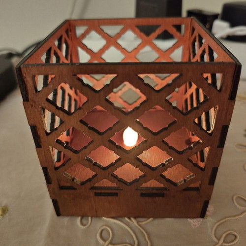 Wooden table lamp night light new with candle effect and USB type C