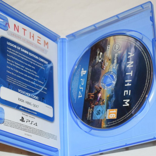 Anthem PS4 game