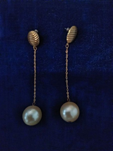  Vintage kremasta skoularikia perles!