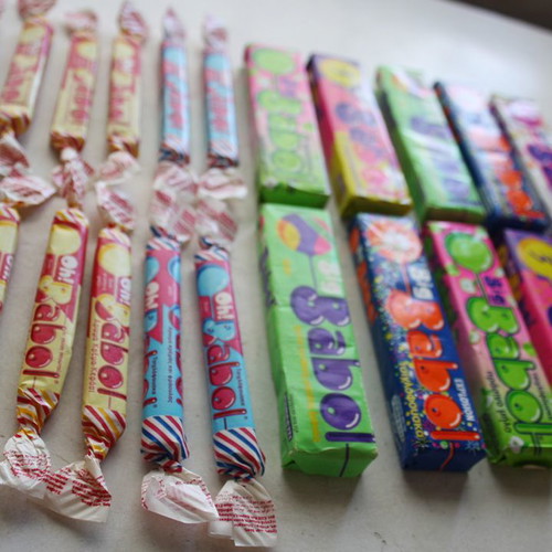Big Babol gum new, 25 old sealed packs 1980-1990