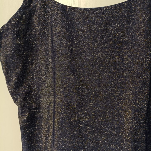 Emporio Armani women's one-piece swimsuit like new, blue with gold lurex