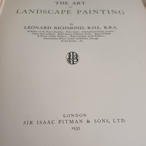 The Art of Landscape Painting book used, English edition by Leonard Richmond