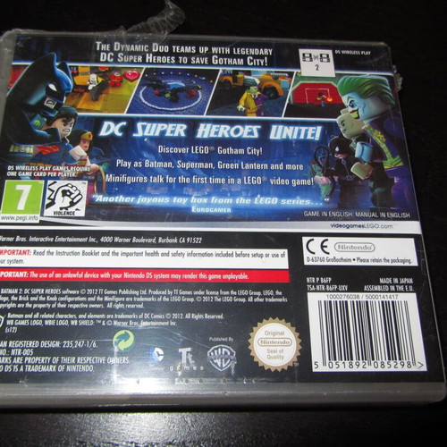 Lego Batman 2 DC Super Heroes Nintendo DS new sealed