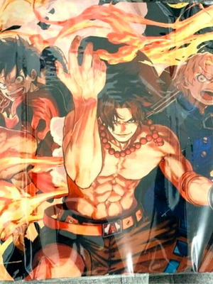 One Piece TCG official playmat "3 Brothers" sealed