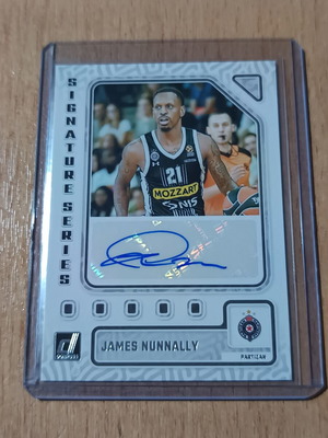 Panini Donruss Euroleague 2023-24 James Nunnally Auto Signature Series mint