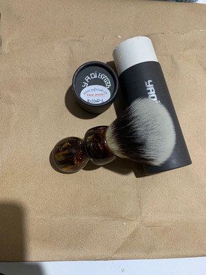 Yaqi Caramel συνθετική βούρτσα ξυρίσματος σαν καινούργιο