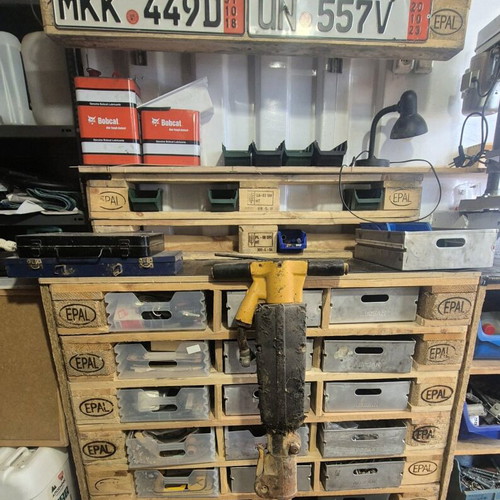 Atlas Copco air hammer used, pneumatic handheld breaker