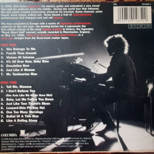 Bob Dylan The Bootleg Series Vol. 4 Live 1966 2CD set like new