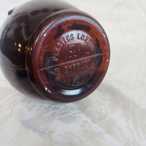 Collectible plastic bottle Wine Festival Limassol 1991 used, sealed
