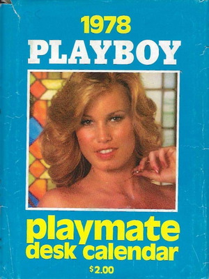Playboy 1978 desk calendar used with some tears