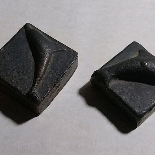 Heavy bronze tiles with dolphins from Cycladic Art Museum new