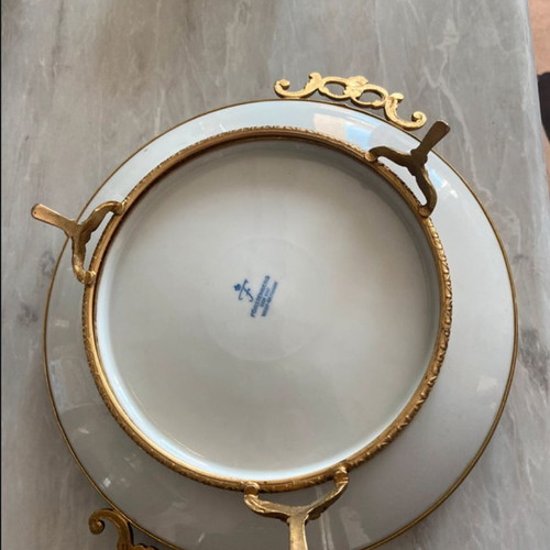 Furstenberg porcelain footed bowl vintage, excellent condition