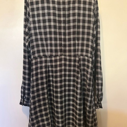 Attrattivo Checked Shirt Dress small like new, black and grey