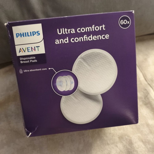 Breast pads pack of 58, 2 missing, new