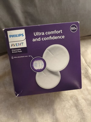 Breast pads pack of 58, 2 missing, new