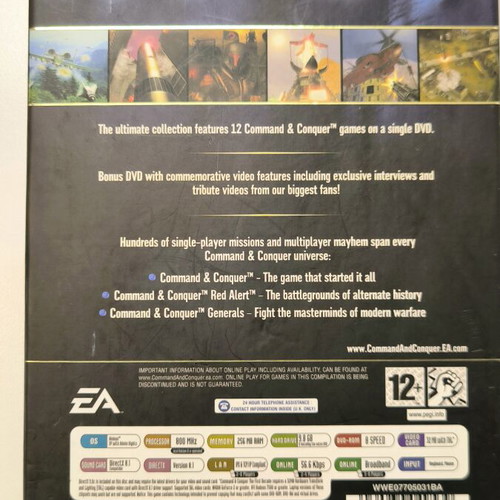 Command & Conquer The First Decade PC game used, strategy