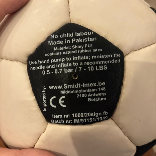 Collectible ball with printed signatures new