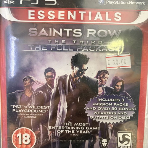 Saints Row The Third PS3 game brand new