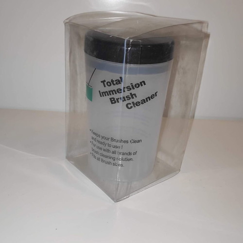 Brush cleaning container new
