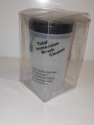 Brush cleaning container new
